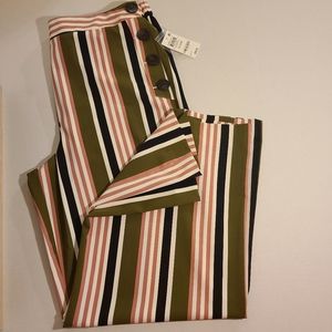 Bar III Flowy Striped Wide Leg Pants